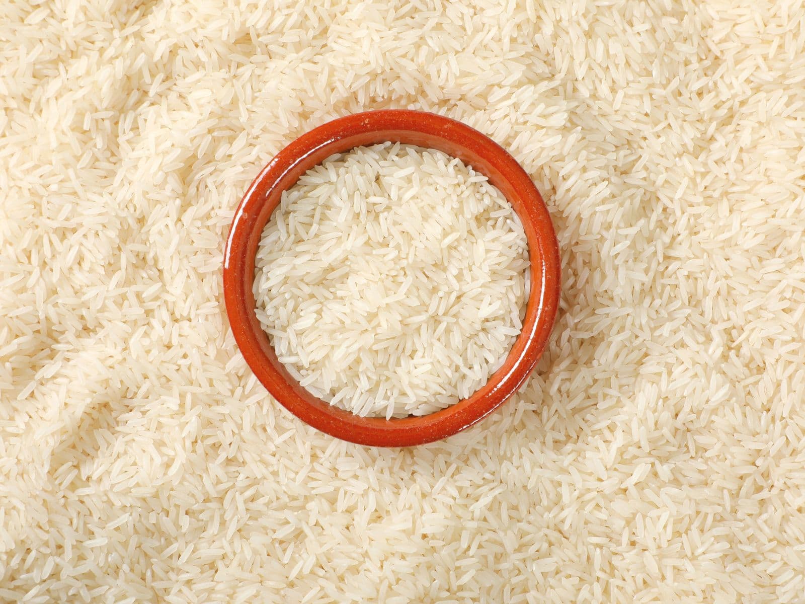 White long grained rice