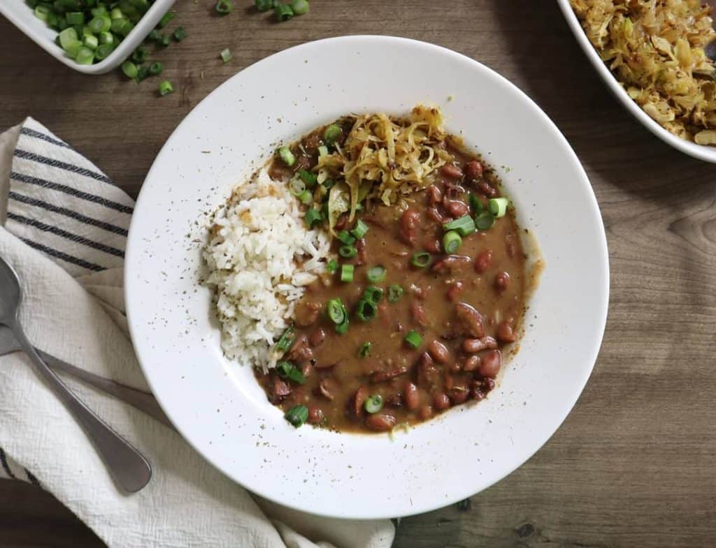 Low carb red beans and rice