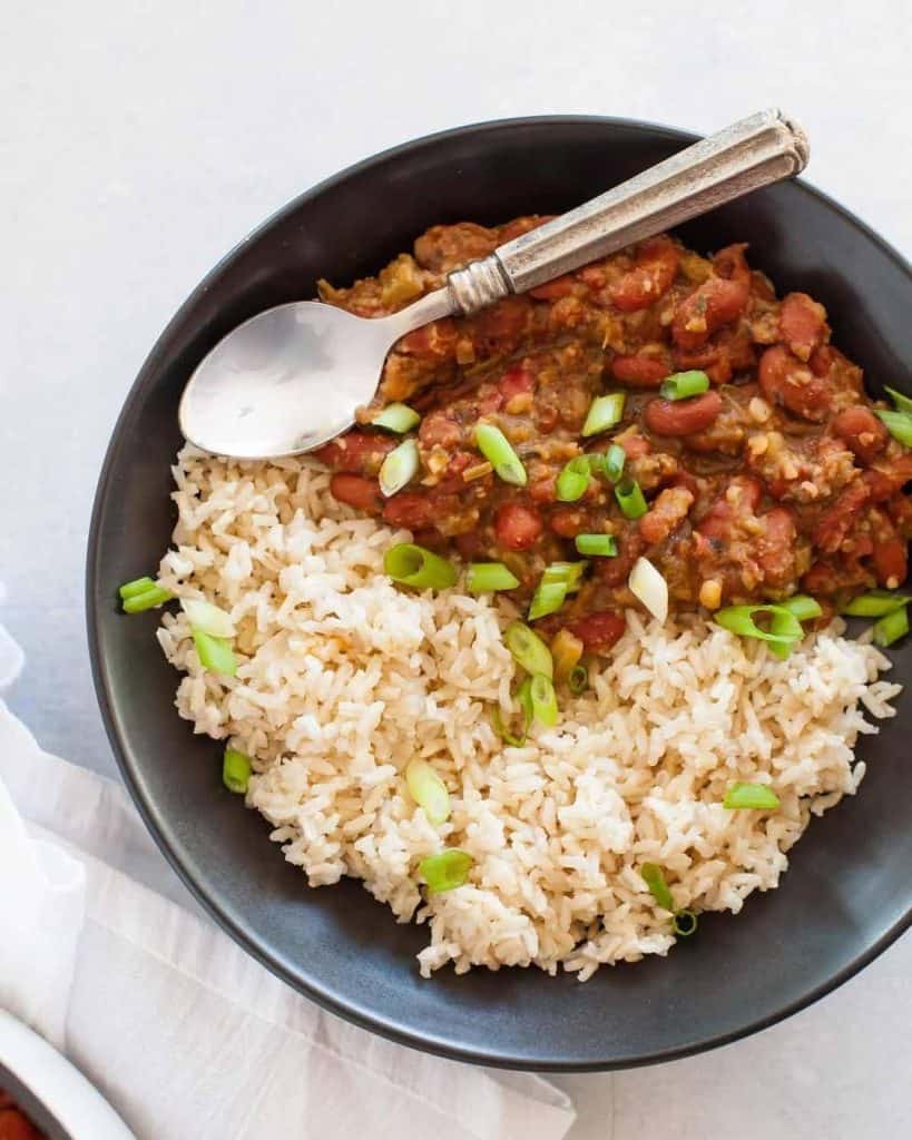 Red beans and rice vegan