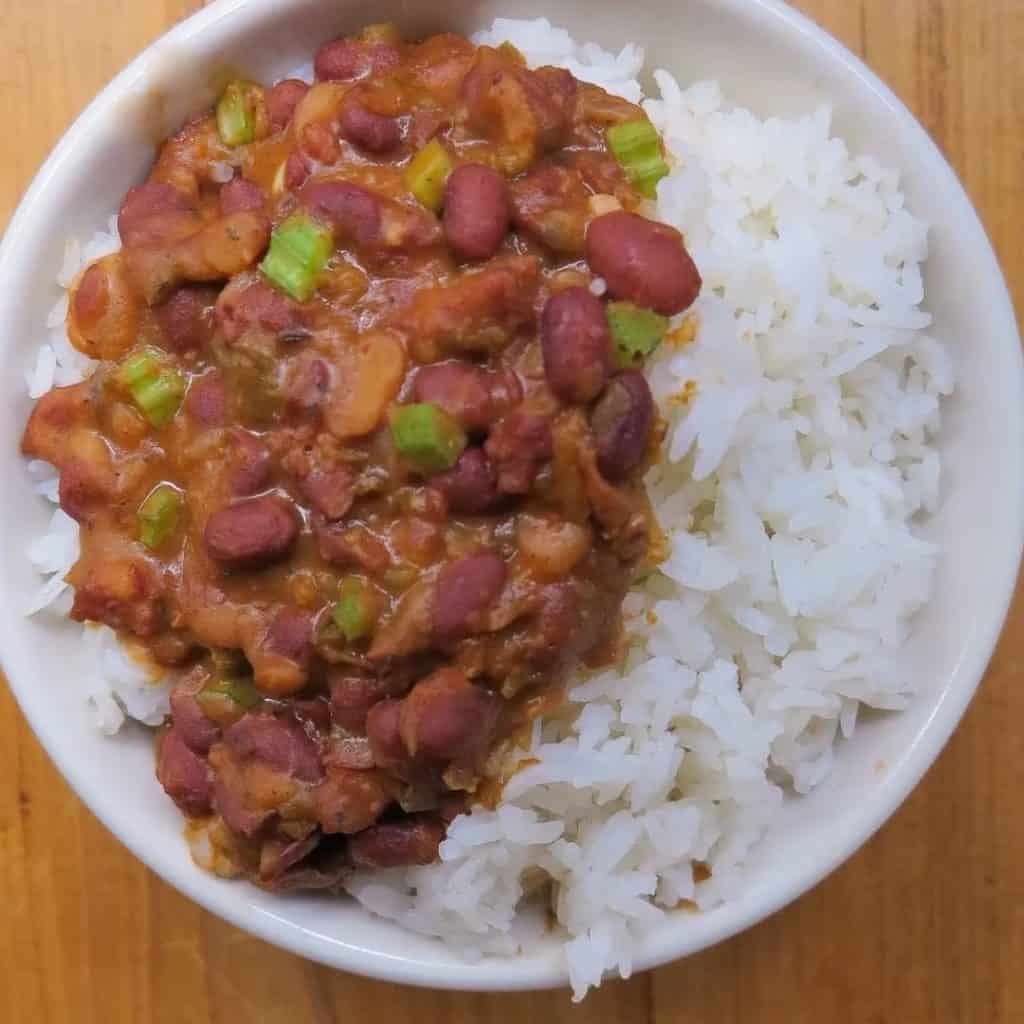 Smoked turkey red beans and rice