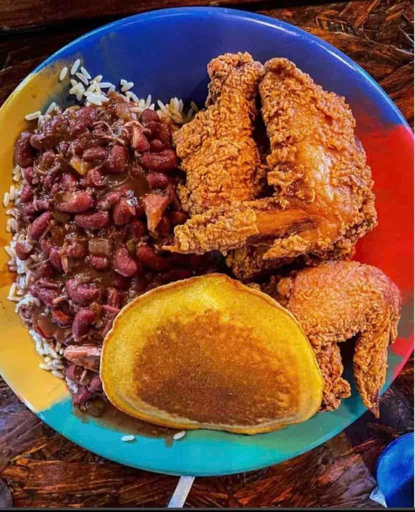 Crockpot red beans and rice with chicken