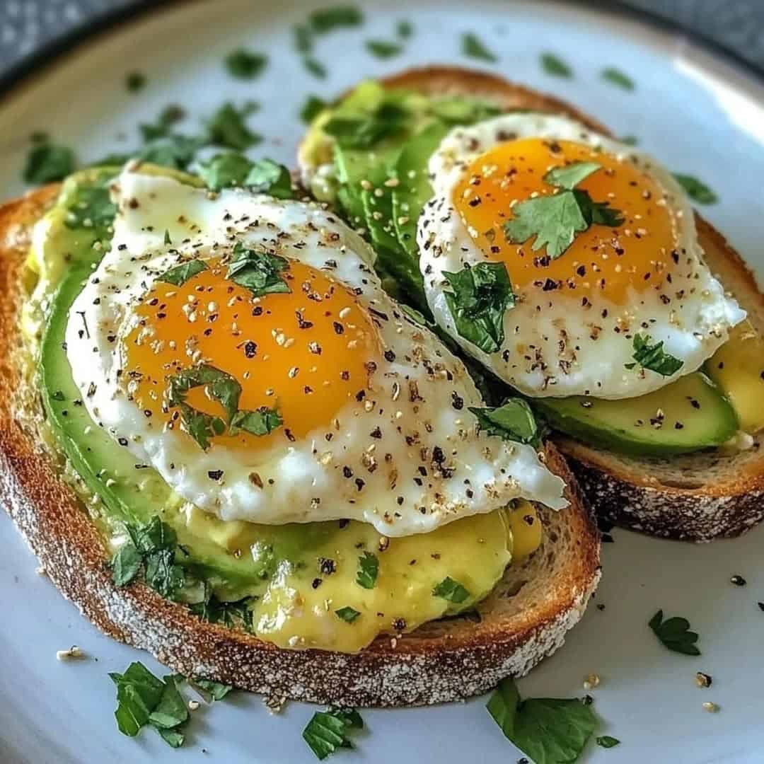 avocado-egg-toast 1. Avocado Toast with Fried Egg