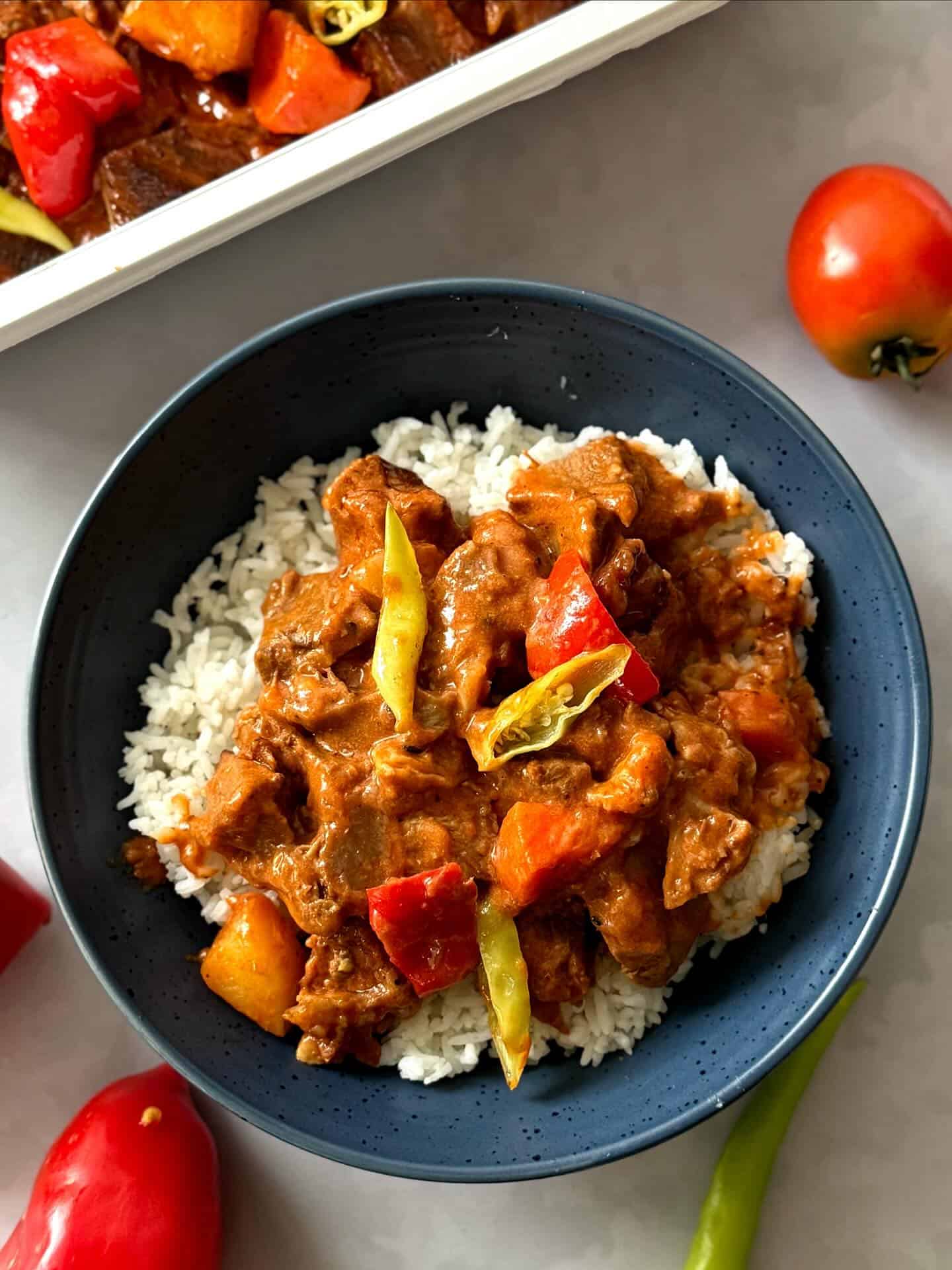 12. Tomato-Based Beef Stew