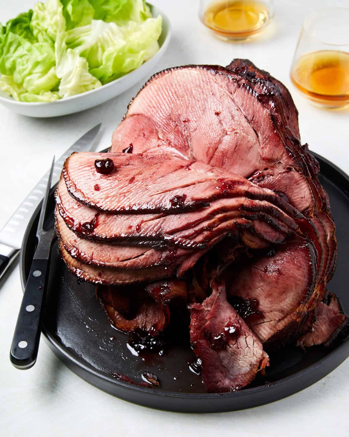 4. Bourbon-Glazed Ham