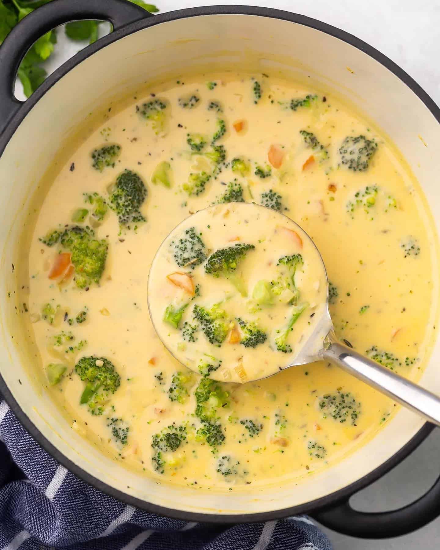 2. Broccoli Cheddar Soup