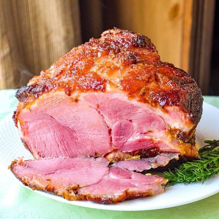 5. Brown Sugar Mustard Glazed Ham