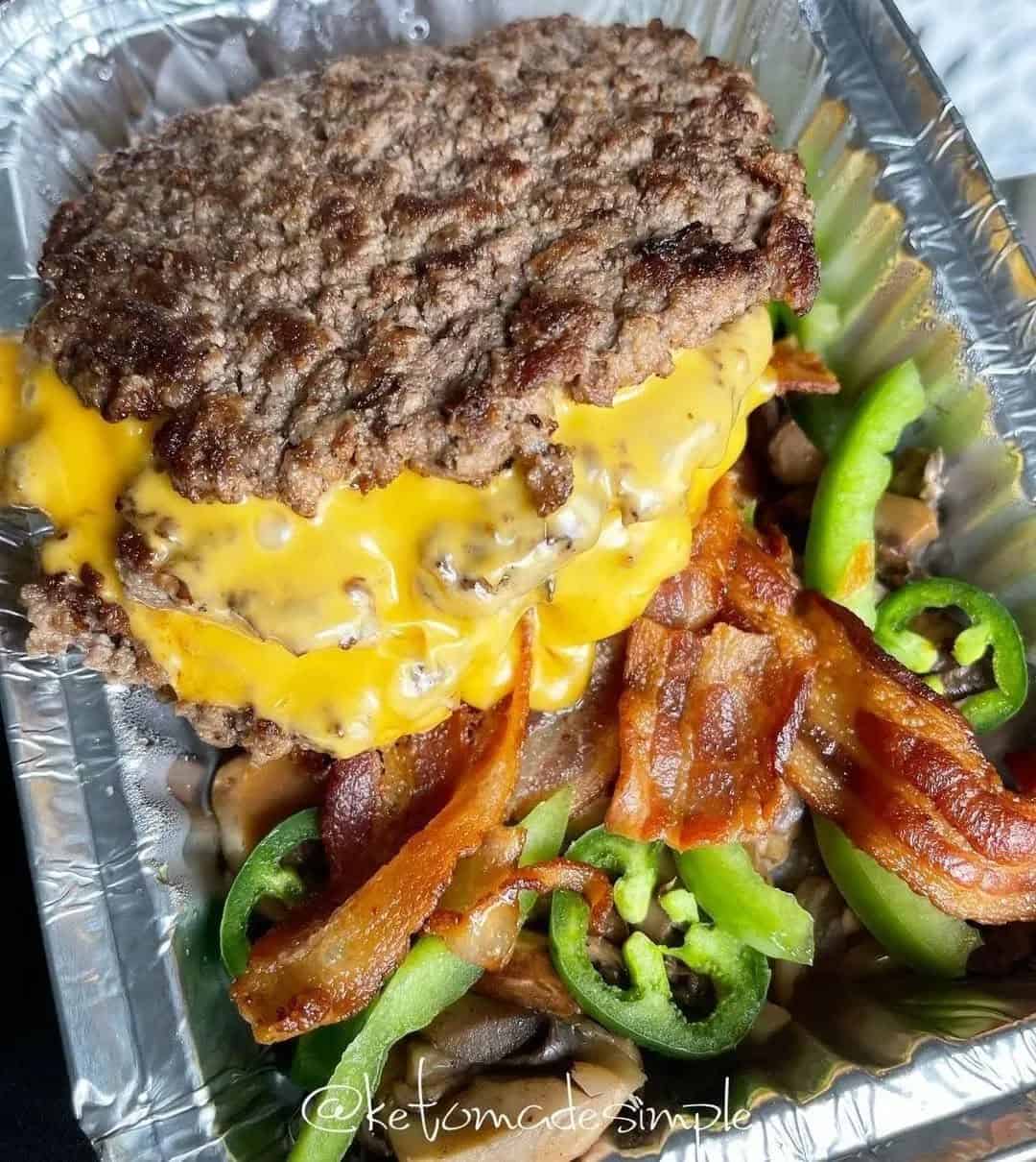 5. Bunless Bacon Cheeseburger Bowl