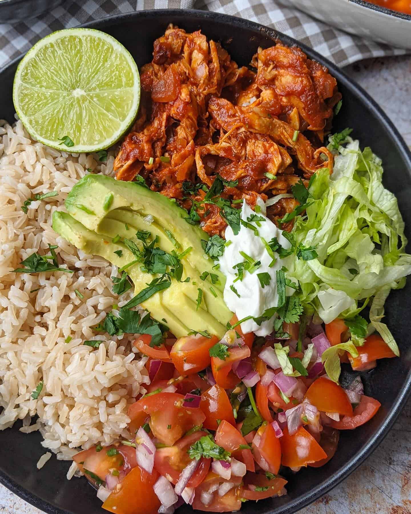 chicken-burrito-bowl 5. Chicken Burrito Bowl