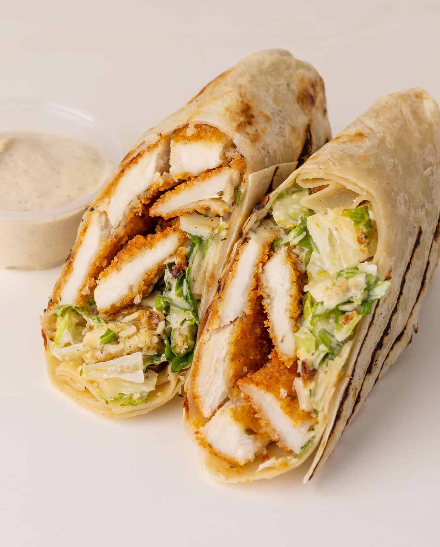 6. Chicken Caesar Salad Wrap