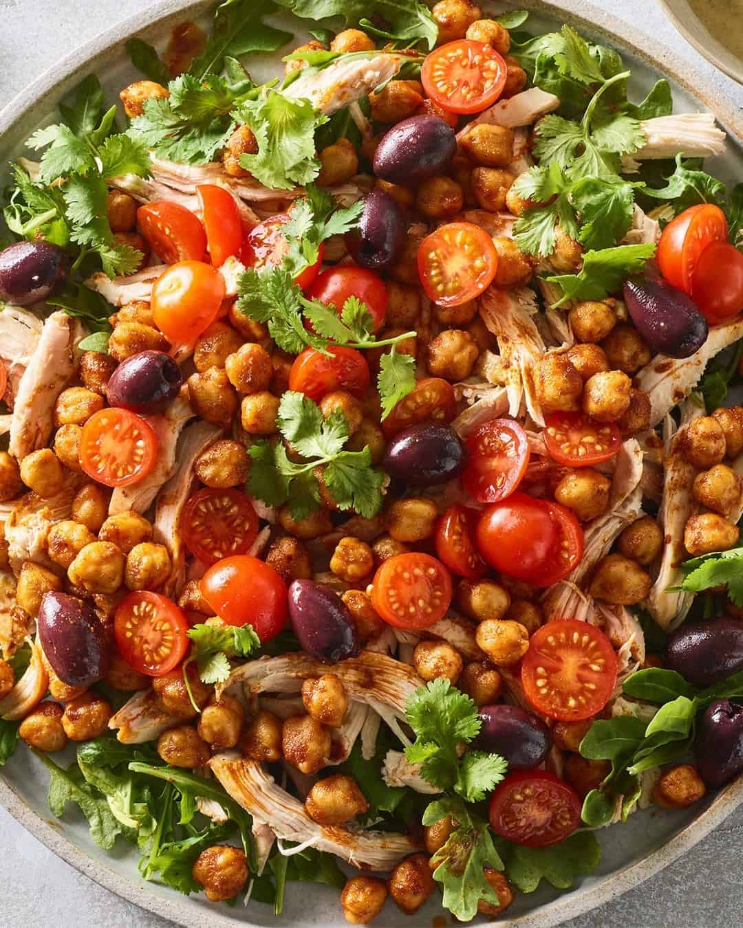 9. Chicken and Chickpea Salad