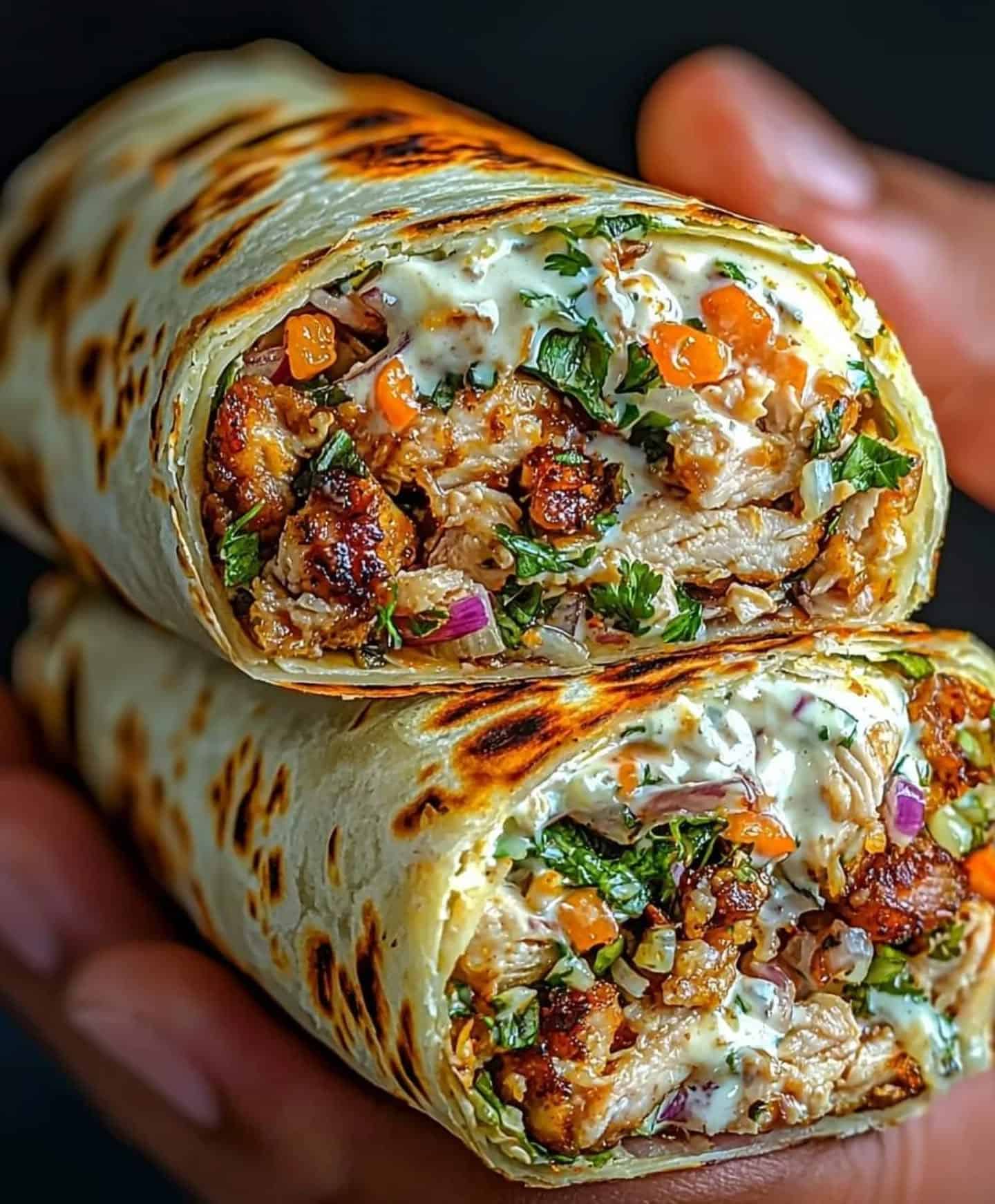 chicken-wrap 6. Customizable Chicken Wrap