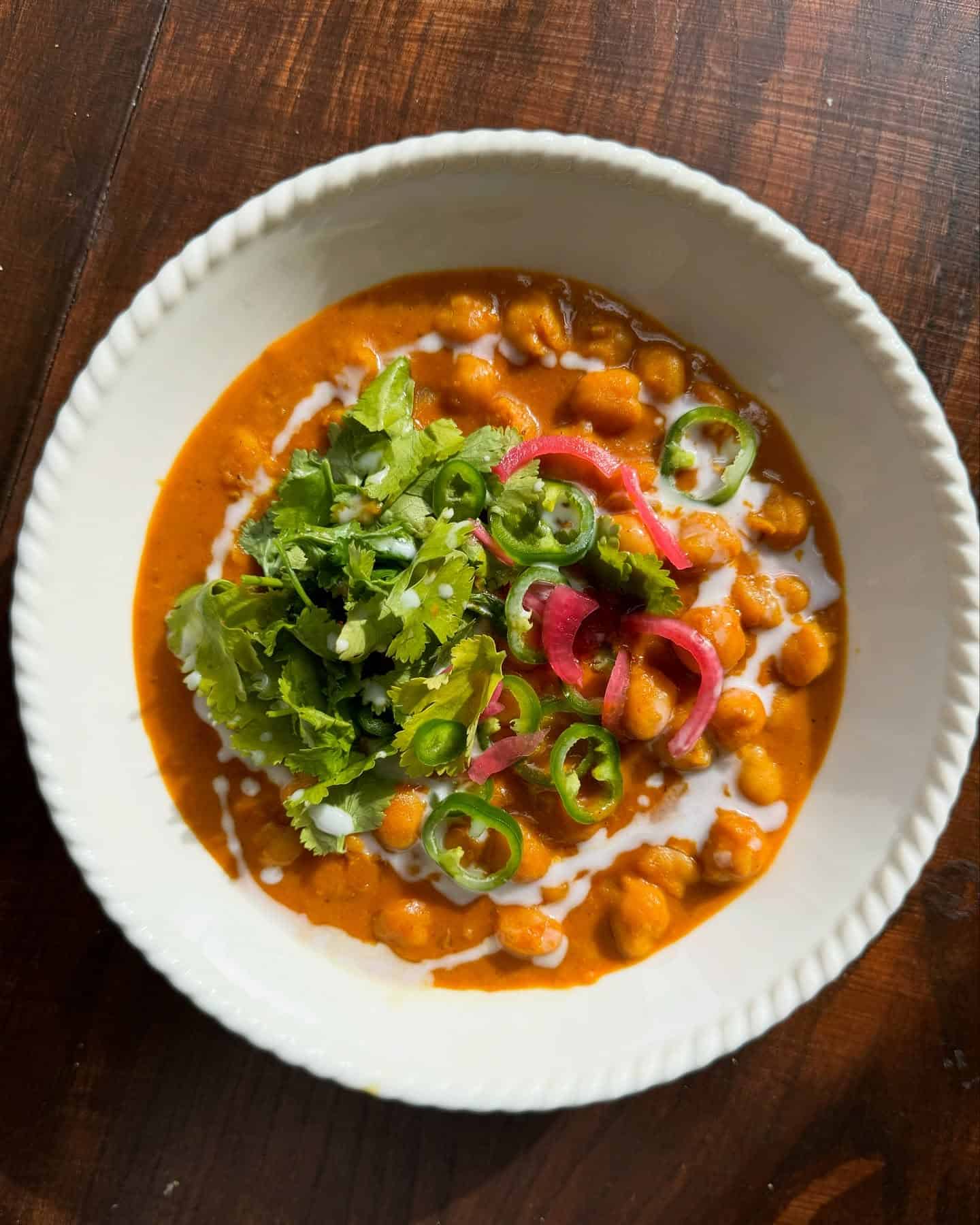 8. Creamy Vegan Coconut Chickpea Curry