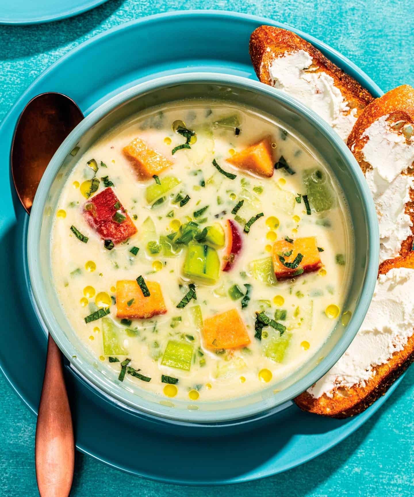8. Chilled Peach Soup