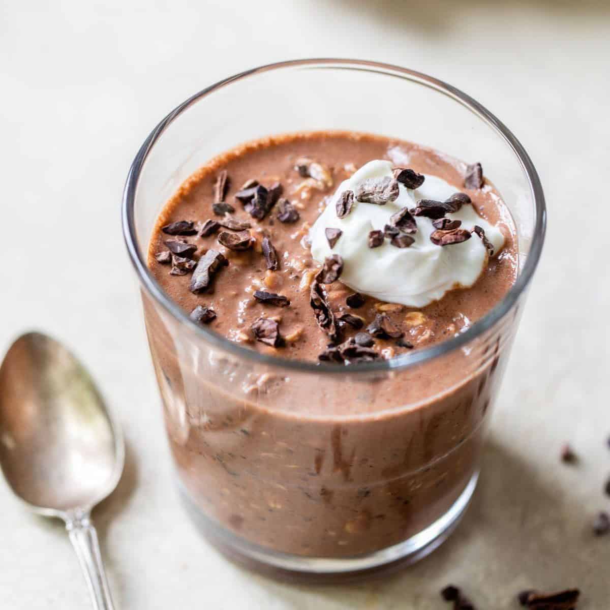 6. Chocolate Chia Overnight Oats