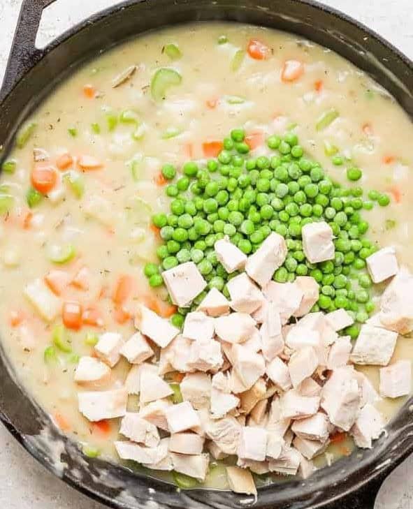 cooking turkey pot pie