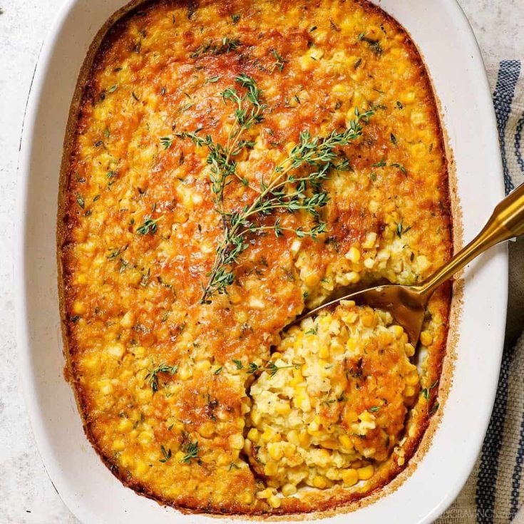 Easy Creamy Corn Pudding Recipe