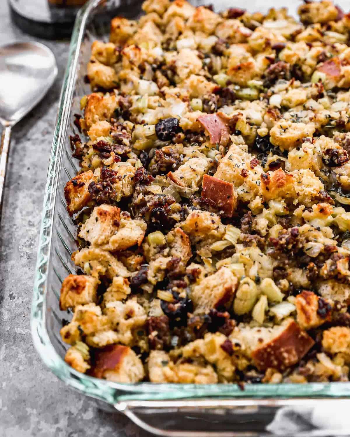 cornbread-cherry-stuffing 10. Cornbread and Cherry Stuffing