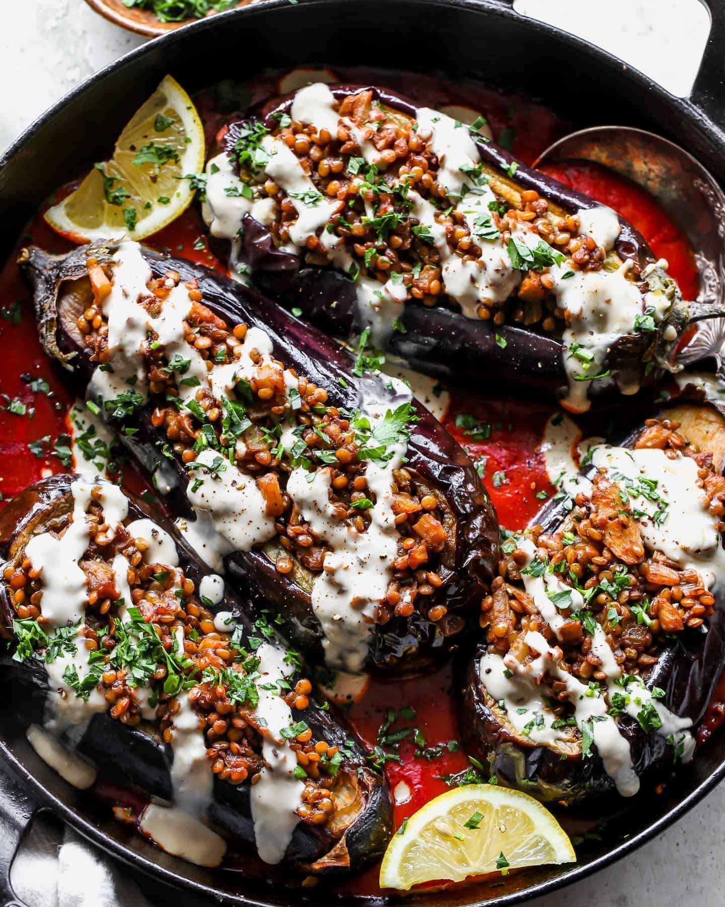 7. Stuffed Eggplant Boats