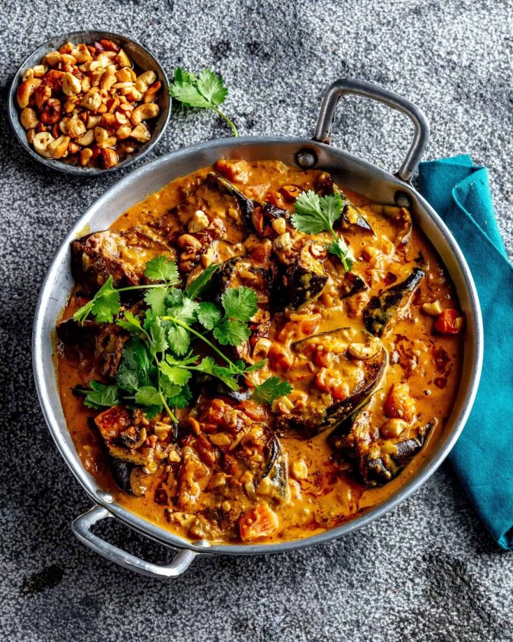 Creamy Vegan Eggplant Curry