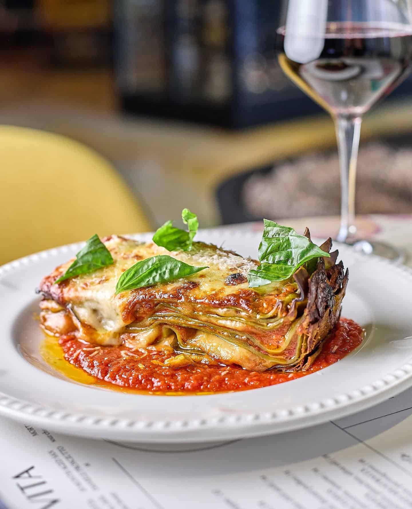 8. Eggplant Lasagna (Low-Carb Option)