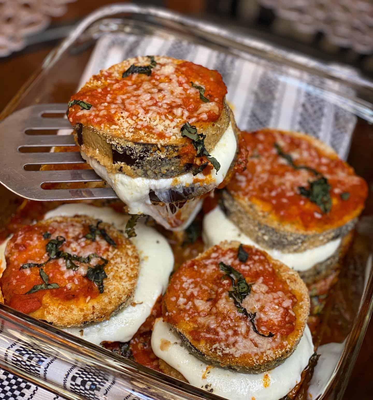 1. Classic Eggplant Parmesan