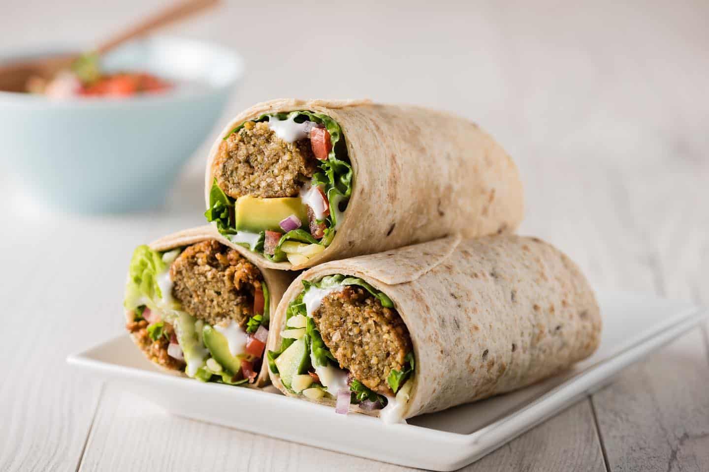 10. Crispy Falafel Wrap