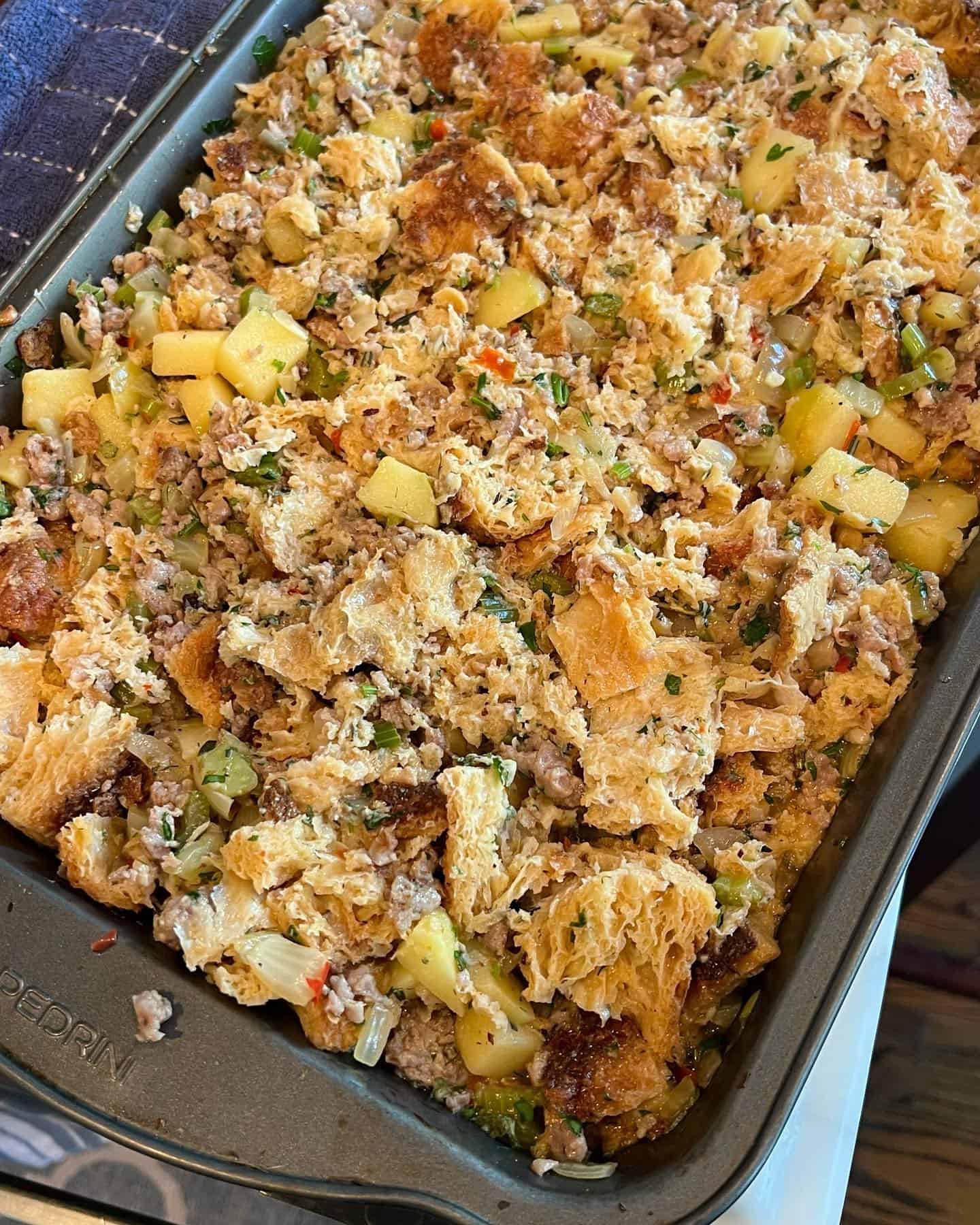 fennel-sausage-stuffing 2. Fennel and Sausage Stuffing