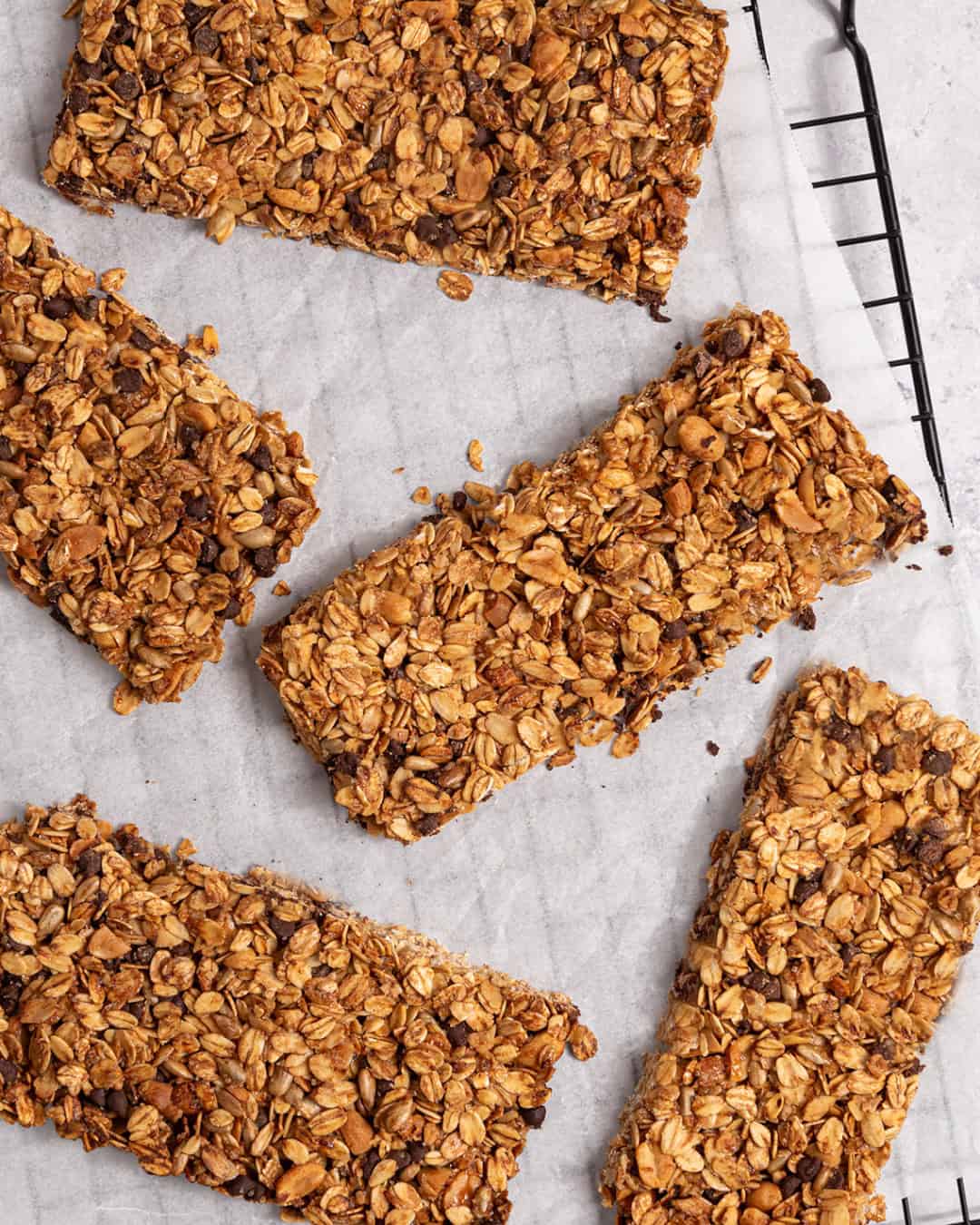 1. Chewy Homemade Granola Bars