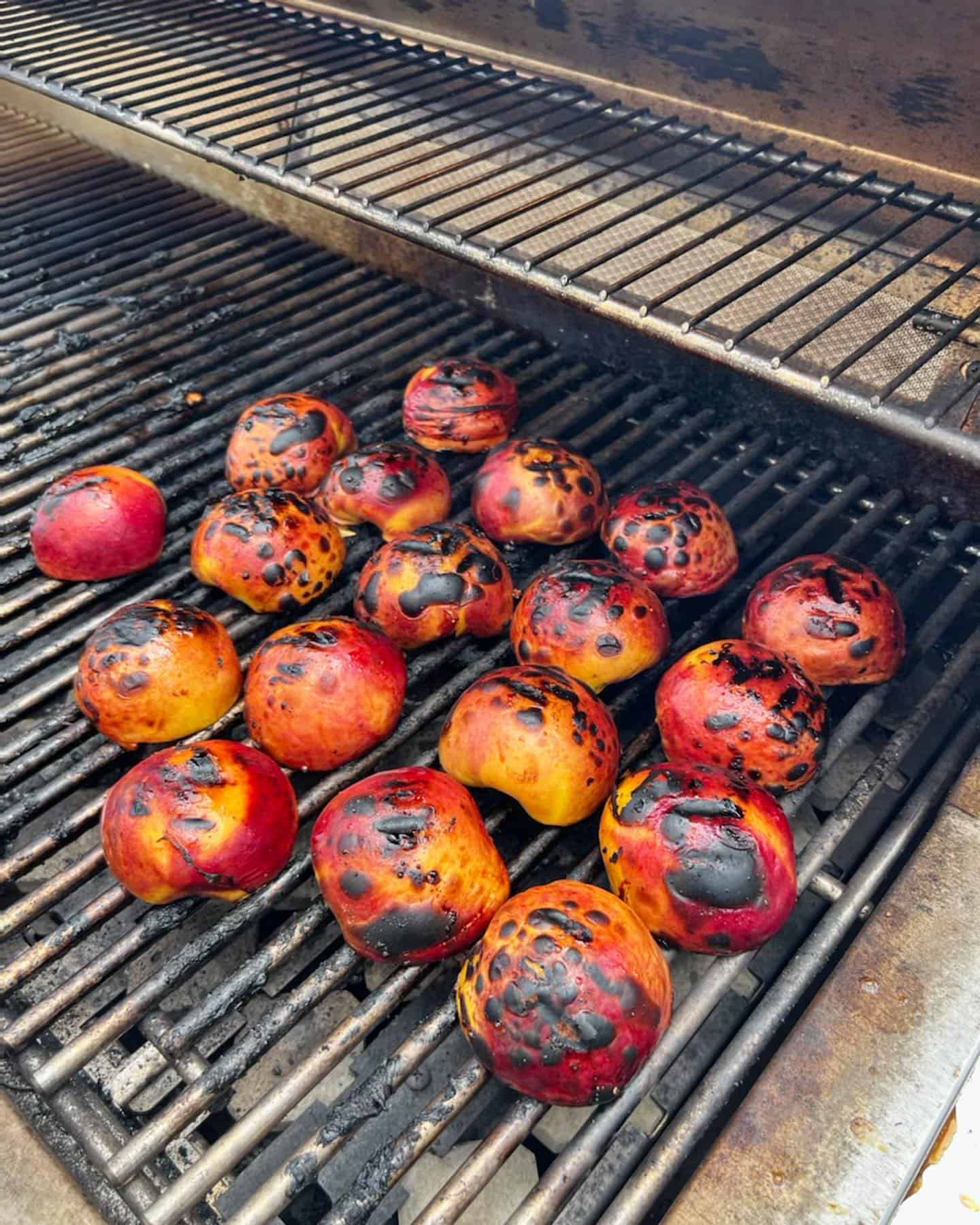grilled peaches