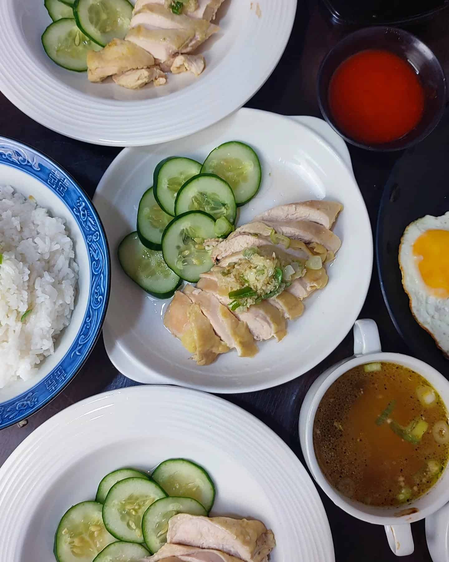 chicken thighs used in hainanese chicken rice