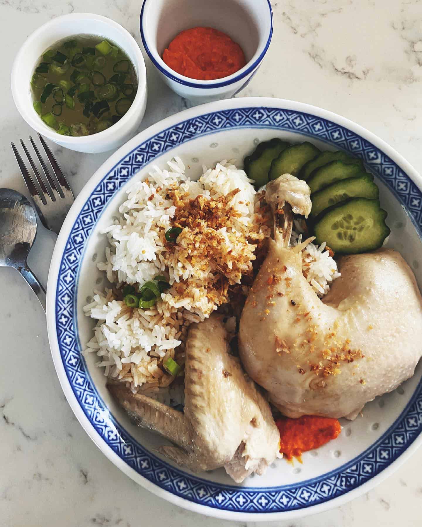 hainanese-chicken-rice 6. Hainanese Chicken Rice