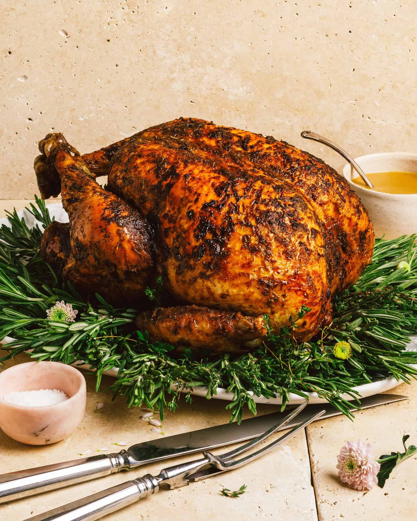 herb-butter-turkey-recipe-card 3. Herb Butter Roast Turkey