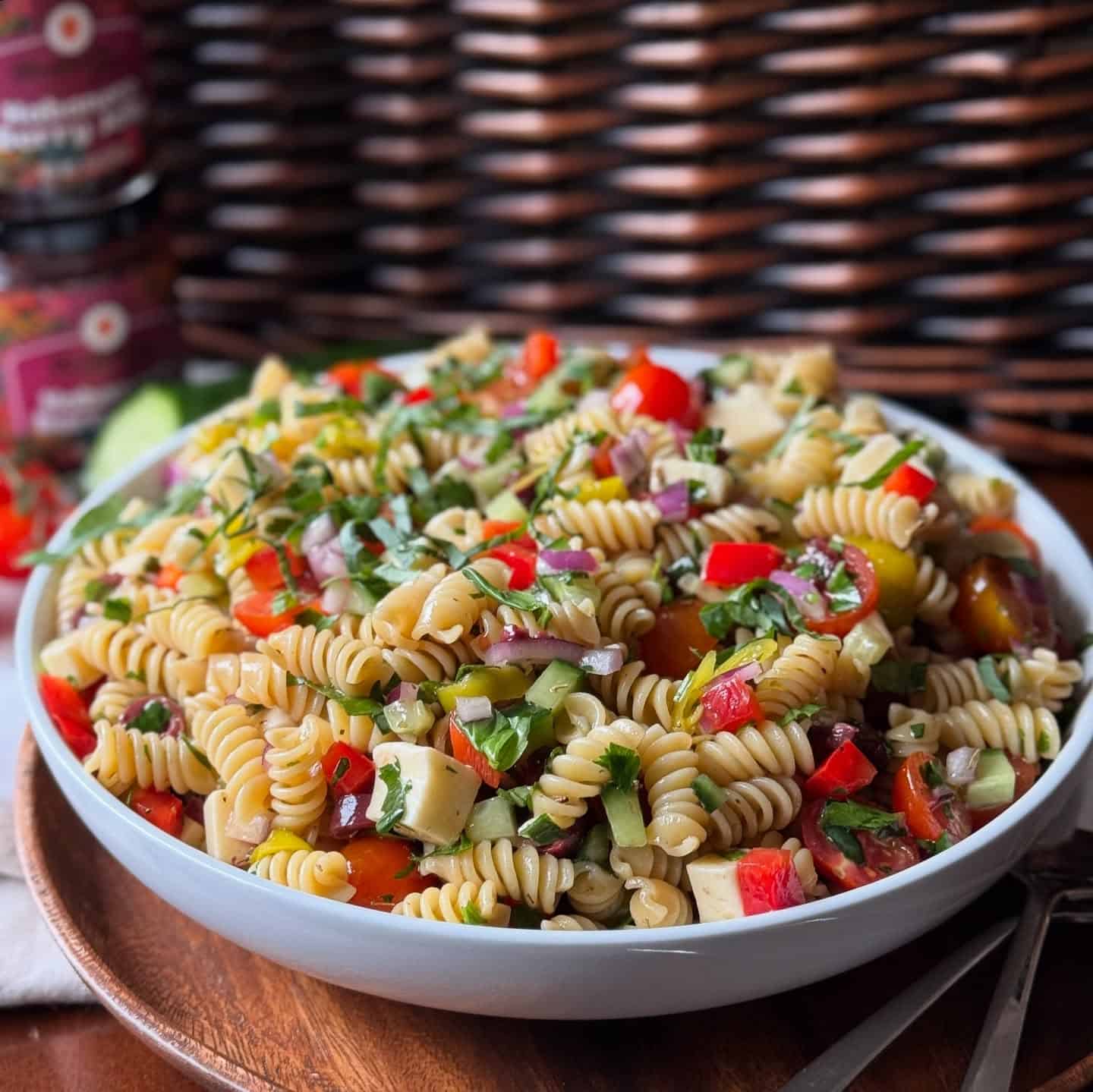 12. Creamy Italian Pasta Salad