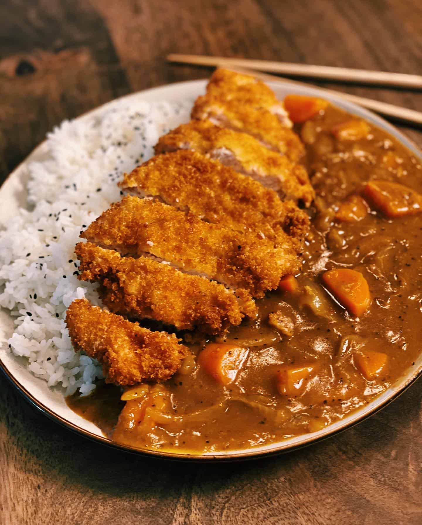 katsu-curry-recipe-card 10. Katsu Curry (Breaded Pork with Curry Sauce)