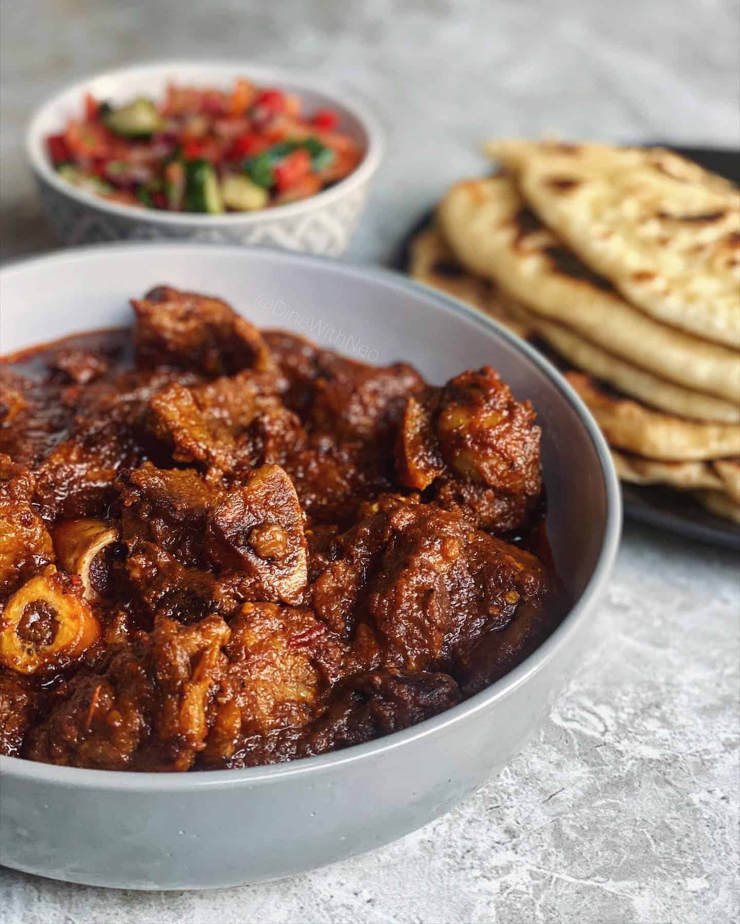 6. Lamb Curry with Roti