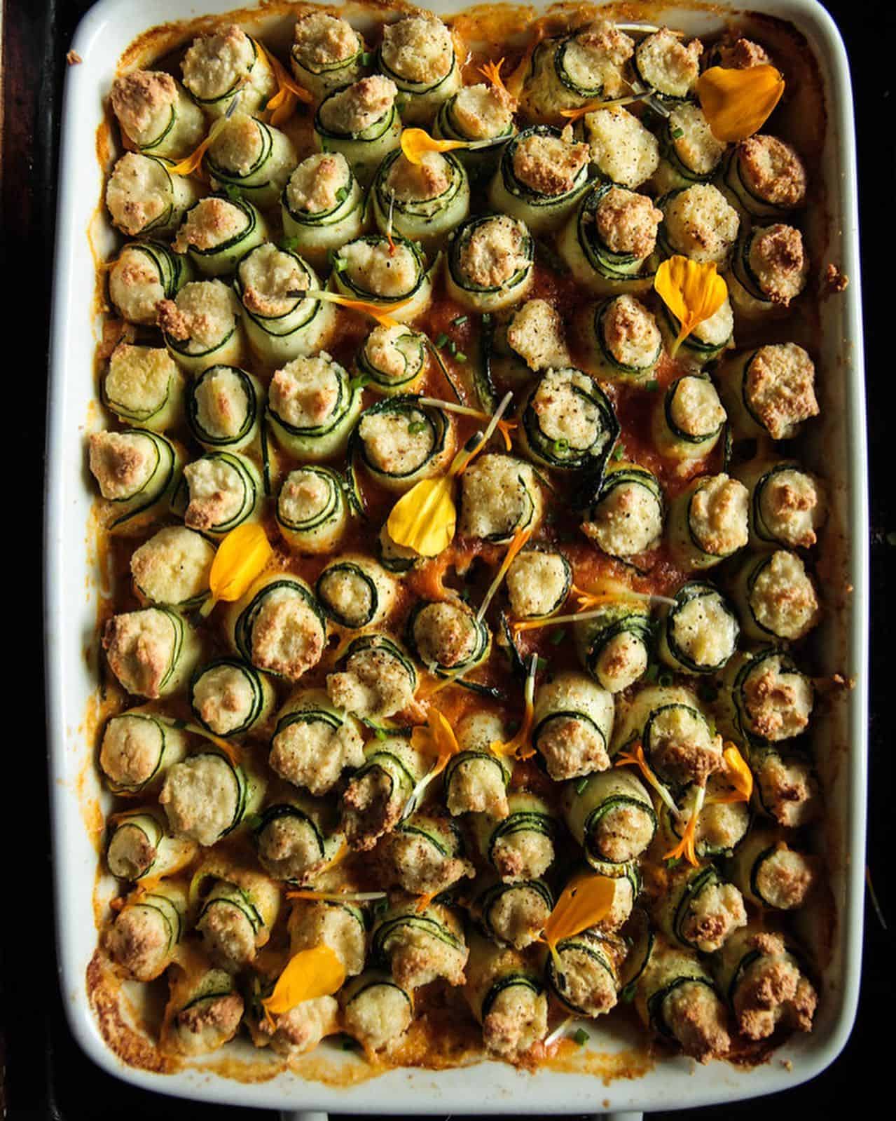 8. Zucchini Lasagna Roll-Ups