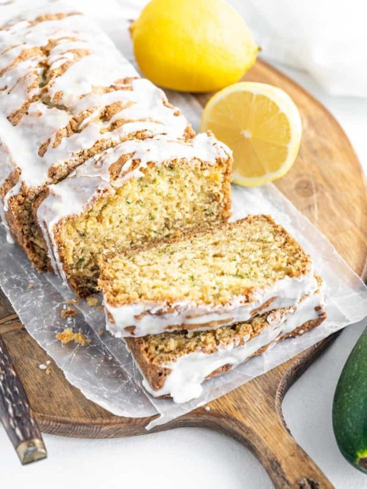 Moist Lemon Zucchini Bread with Sweet Citrus Glaze