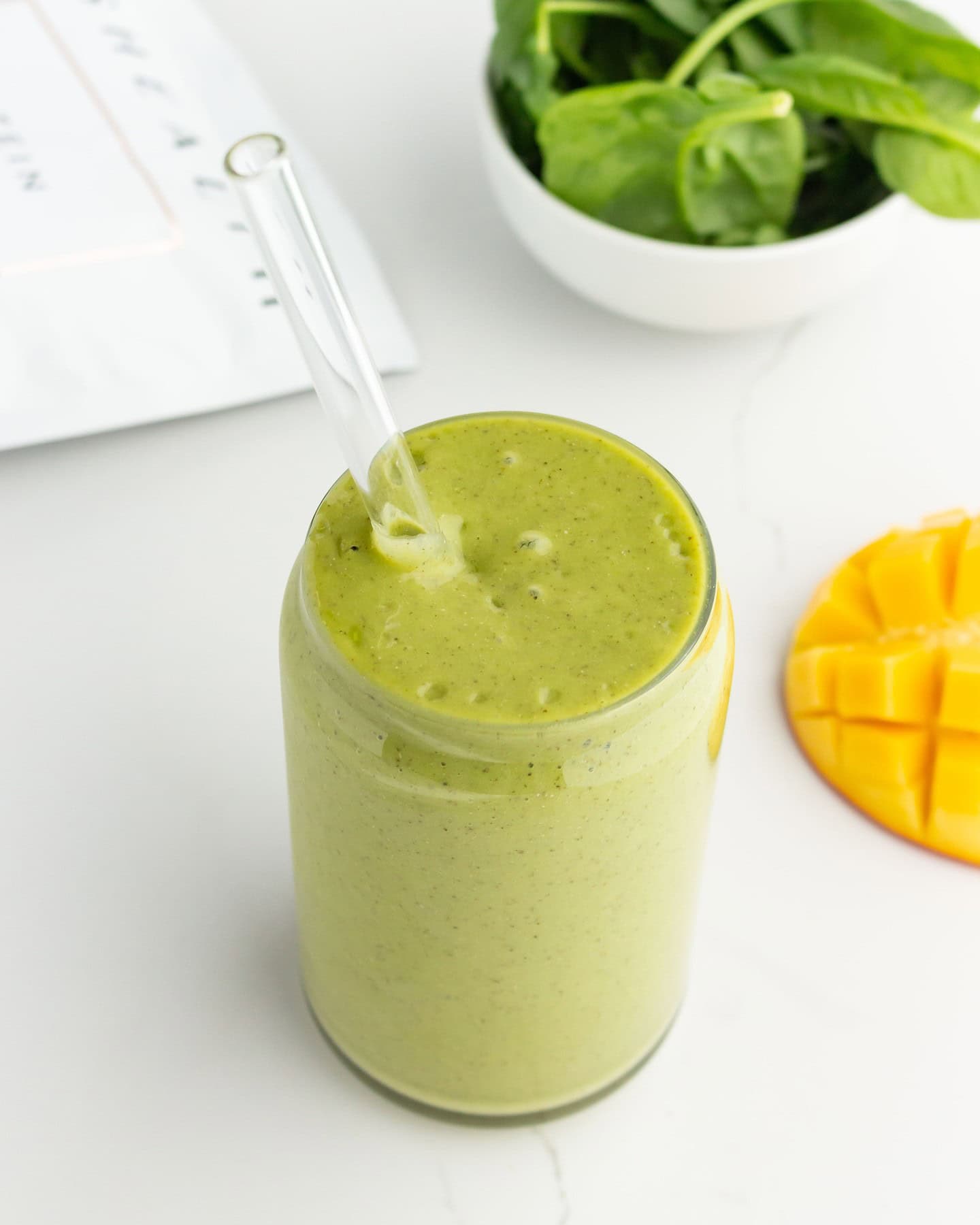 6. Mango Spinach Smoothie