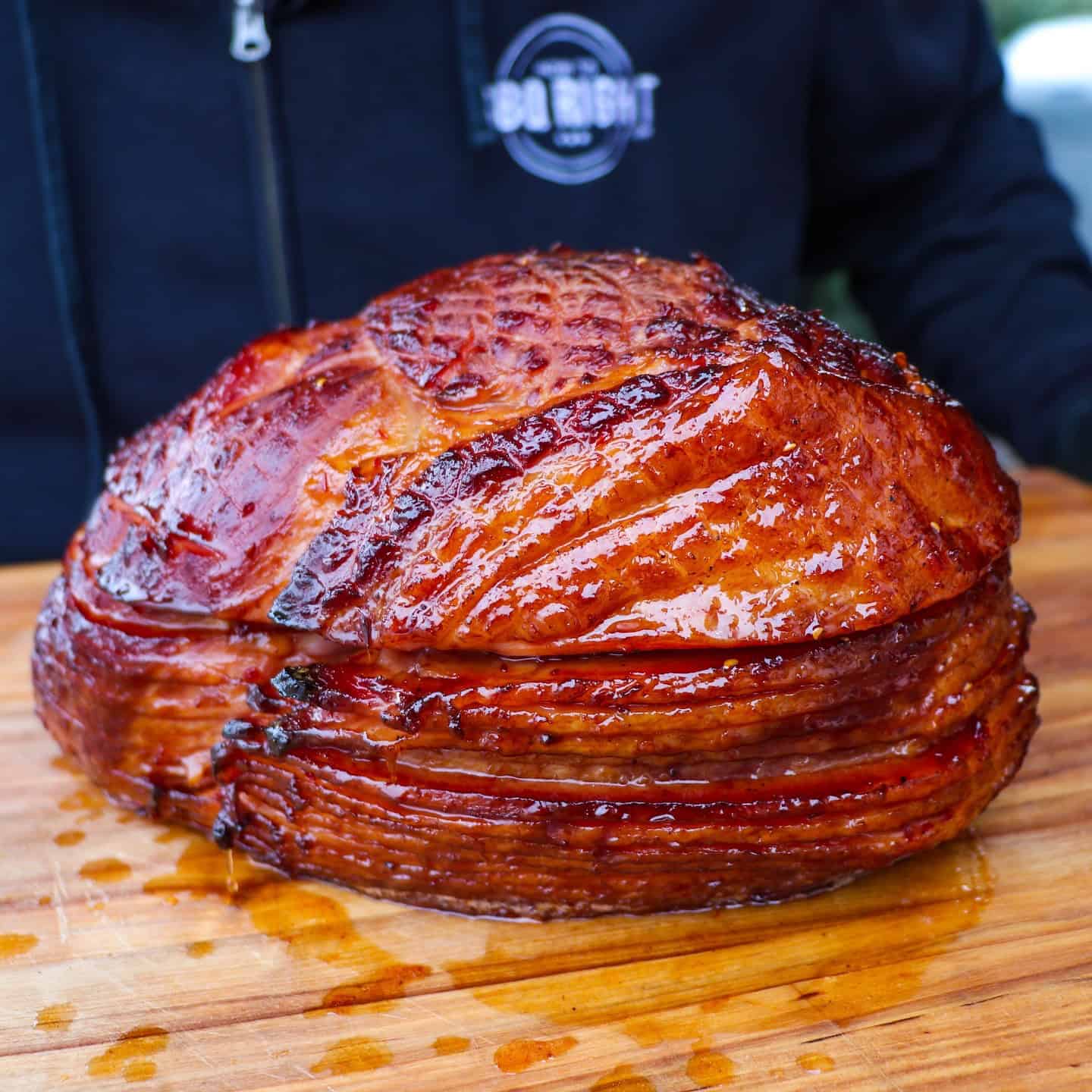 6. Maple-Syrup Glazed Ham