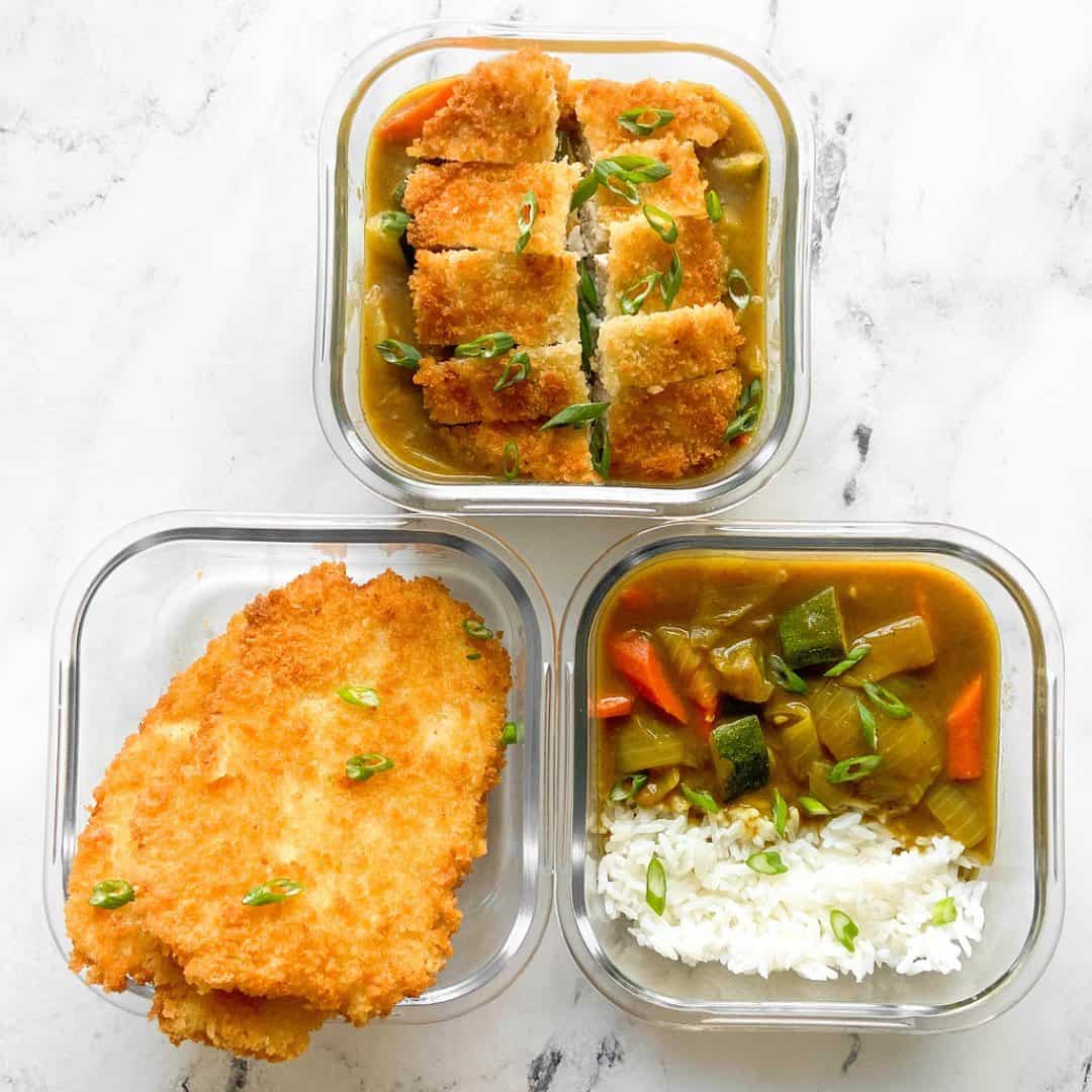 meal-prep-katsu-curry chicken katsu curry for meal prep