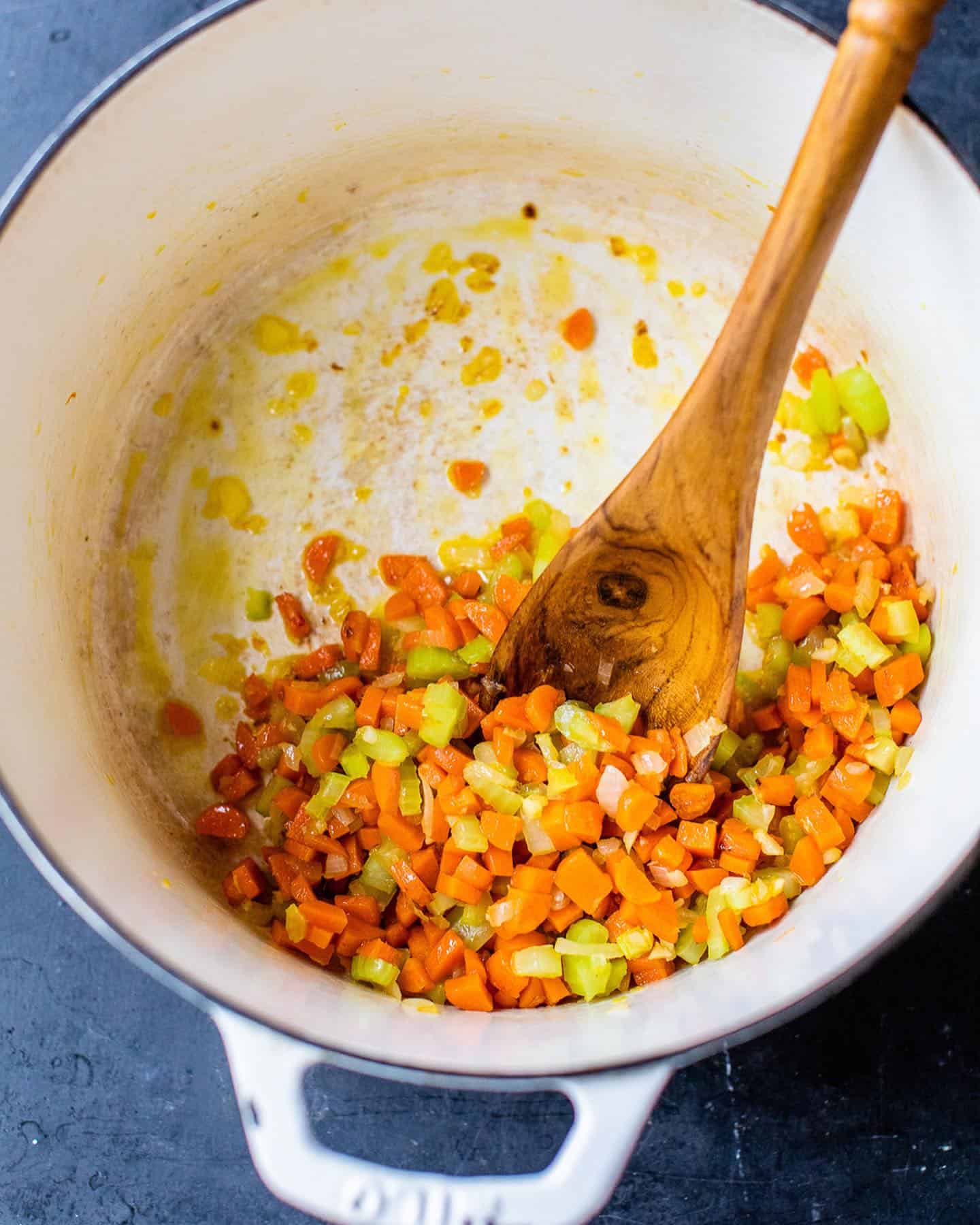 mirepoix-for-minestrone mirepoix to enhance minestrone flavor