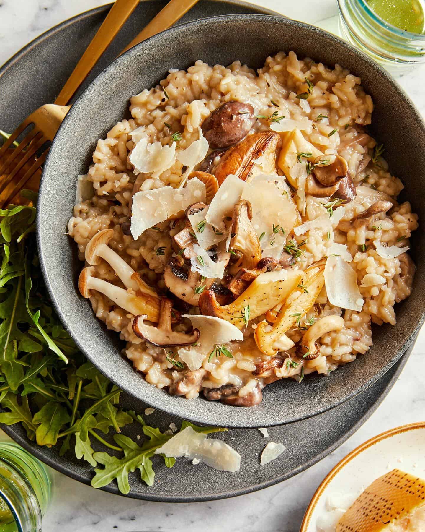 9. Mushroom Risotto
