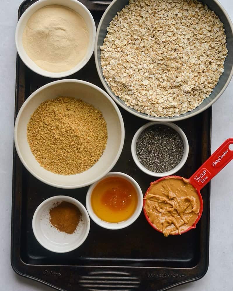 peanut butter oatmeal balls ingredients