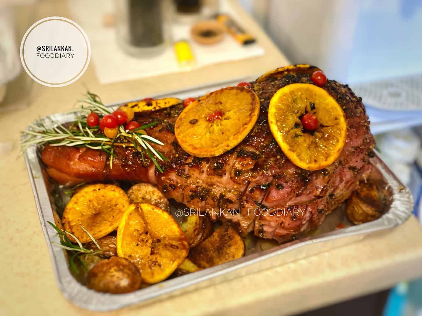 2. Orange Balsamic-Glazed Ham