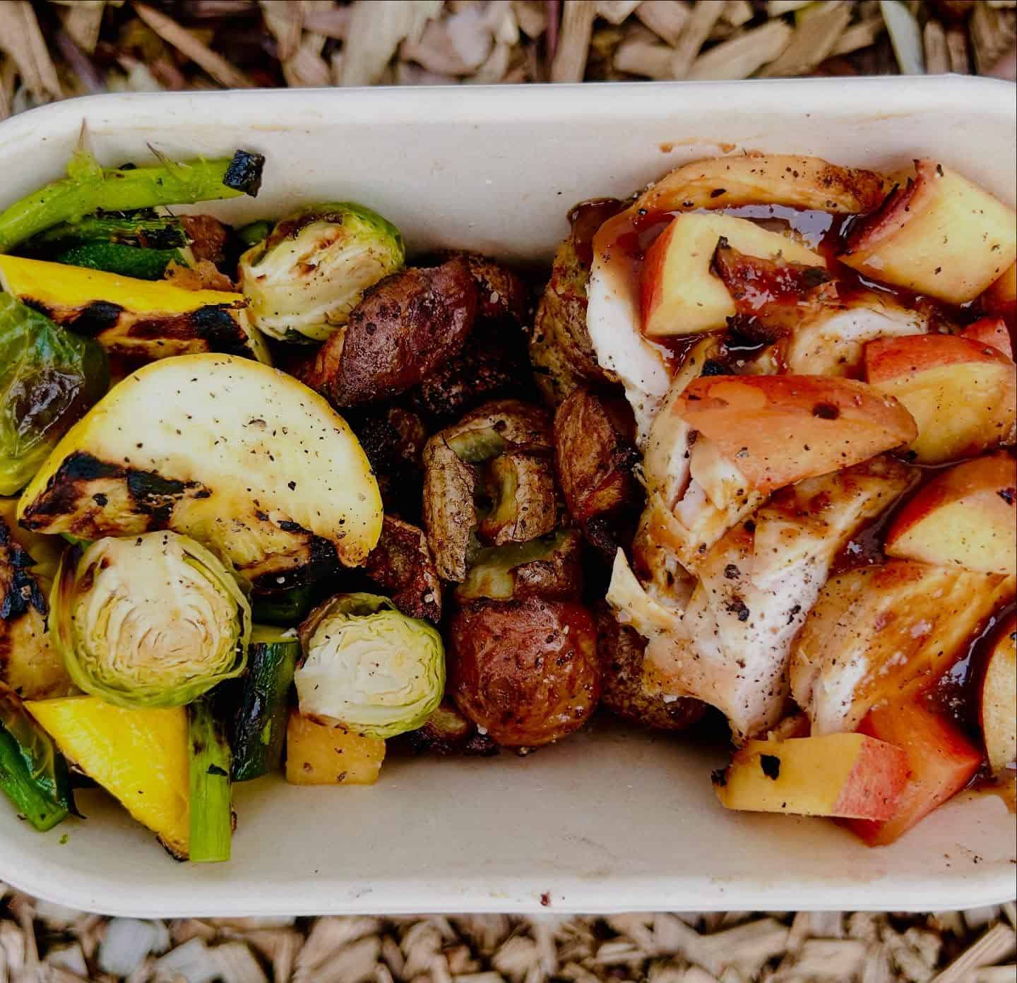 5. Peach BBQ Chicken