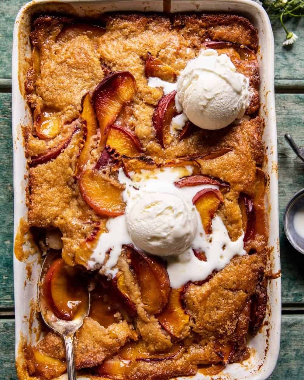 1. Classic Southern Peach Cobbler