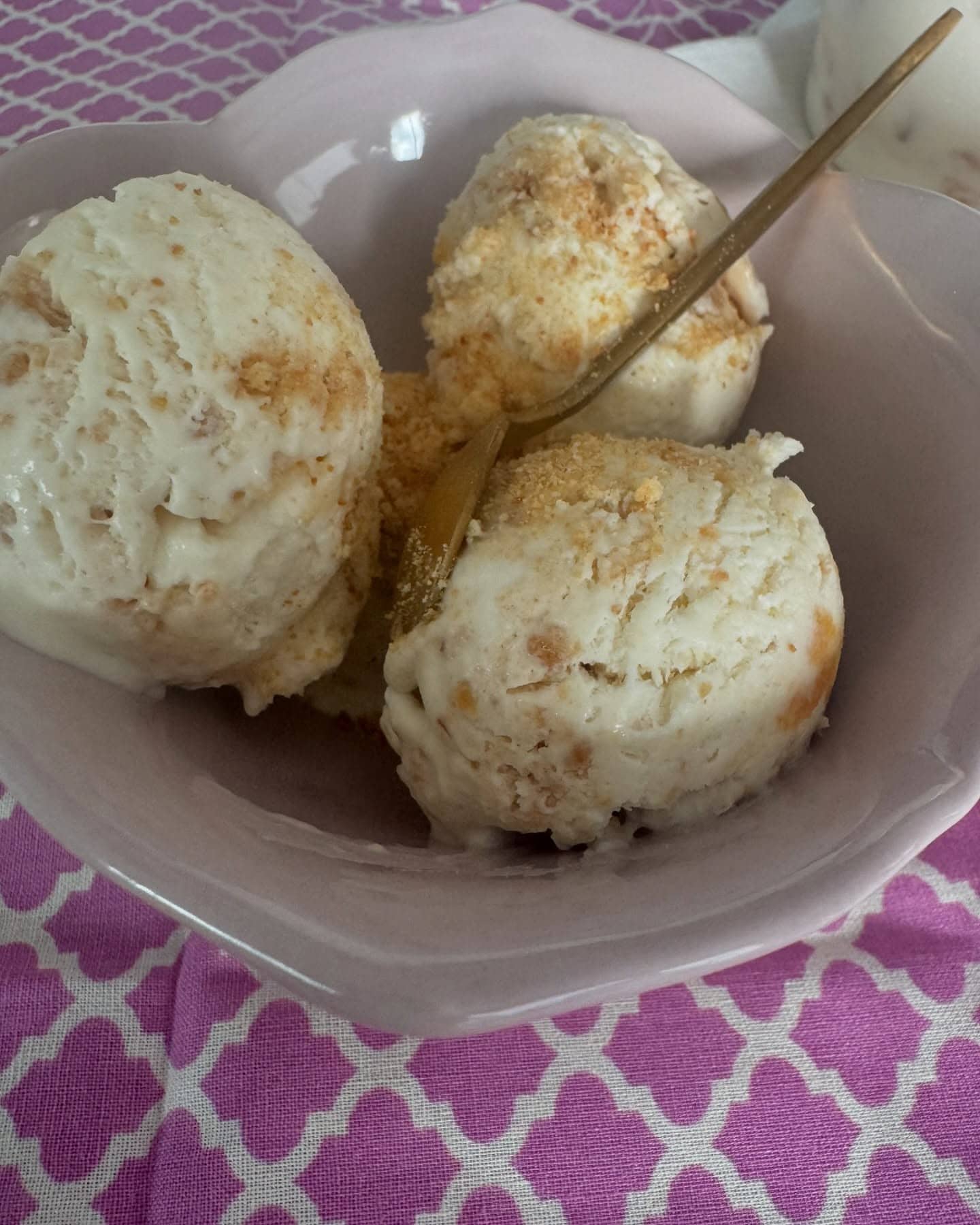 11. No-Churn Peach Ice Cream