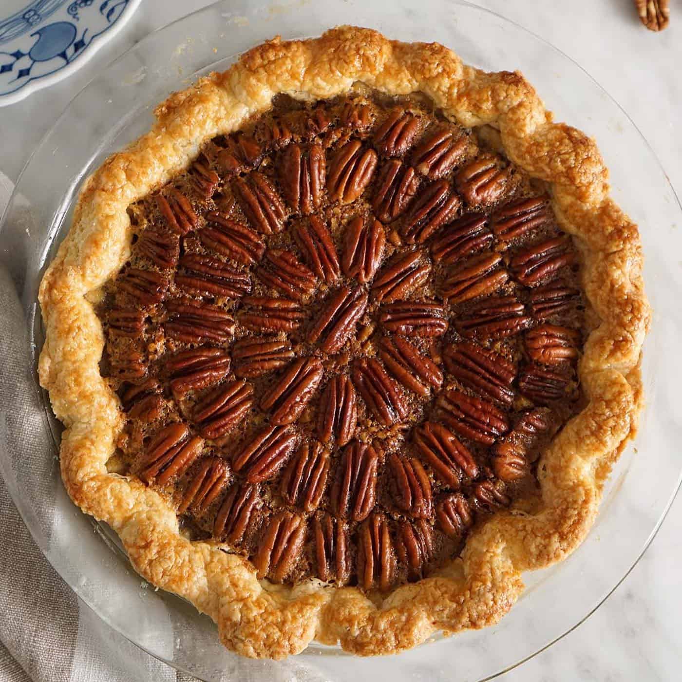 pecan-pie-recipe-card 10. Pecan Pie with Homemade Crust