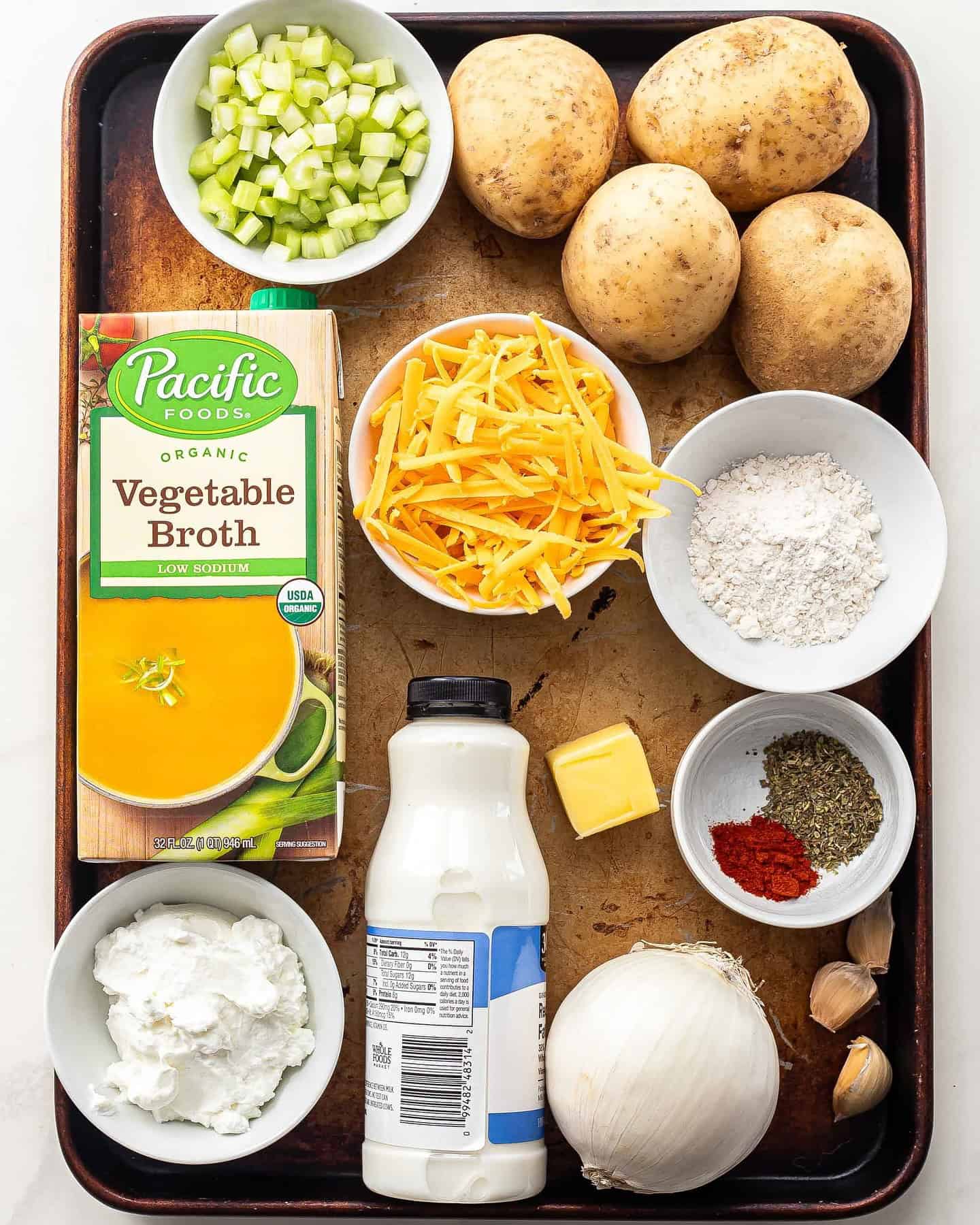 potato-soup-ingredients ingredients for potato soup