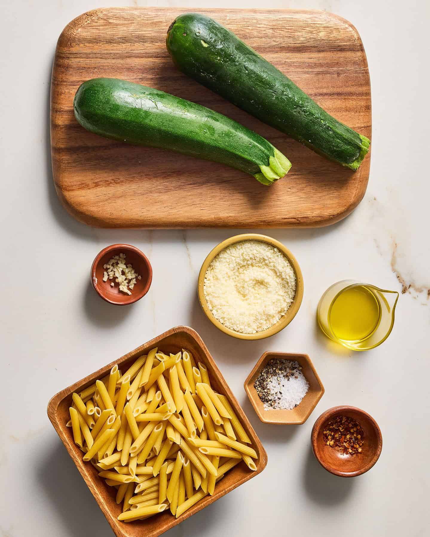 rigatoni pasta can be used in this zucchini pasta recipe